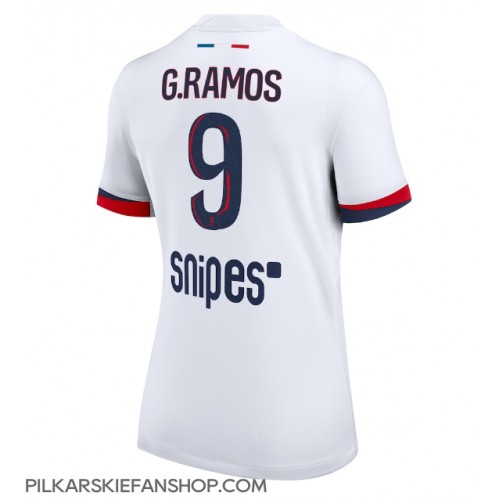 Koszulka piłkarska Paris Saint-Germain Goncalo Ramos #9 Strój wyjazdowy dla kobiety 2025-26 tanio Krótki Rękaw Koszulka piłkarska Paris Saint-Germain Goncalo Ramos #9 Strój wyjazdowy dla kobiety 2025-26 tanio Krótki Rękaw
